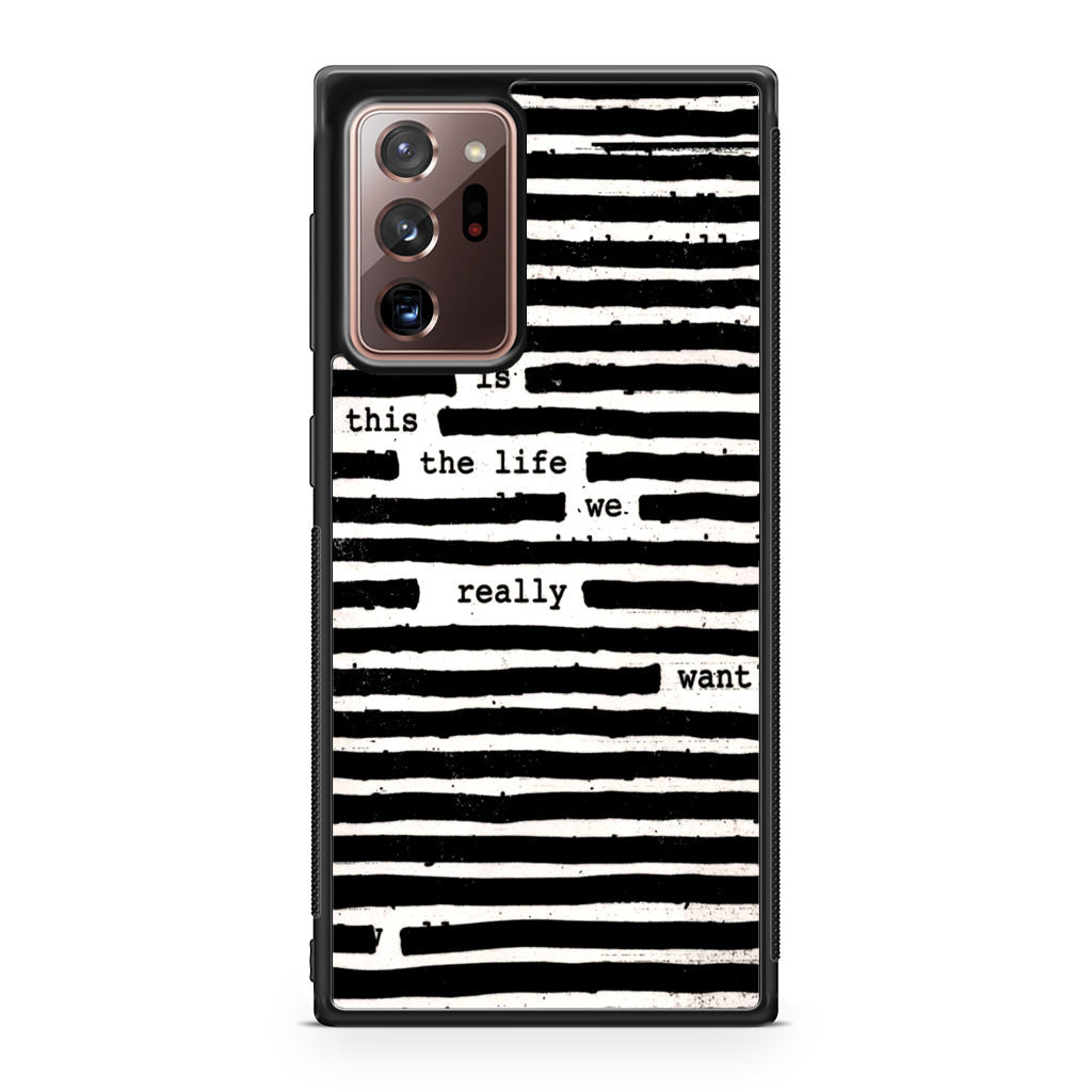 Roger Waters Is This the Life We Really Want Galaxy Note 20 Ultra Case