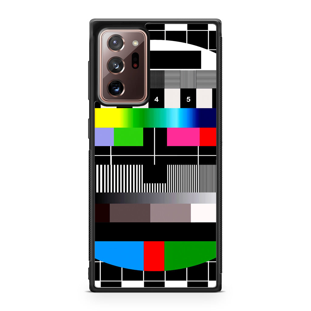 Scheme Pause TV Colorful Mesh Galaxy Note 20 Ultra Case