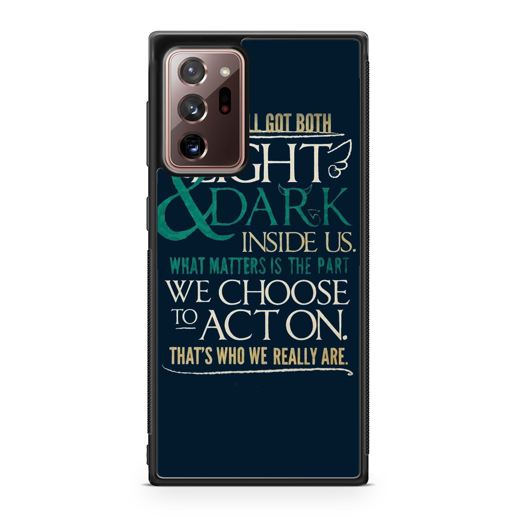 Sirius Black Quotes Galaxy Note 20 Ultra Case