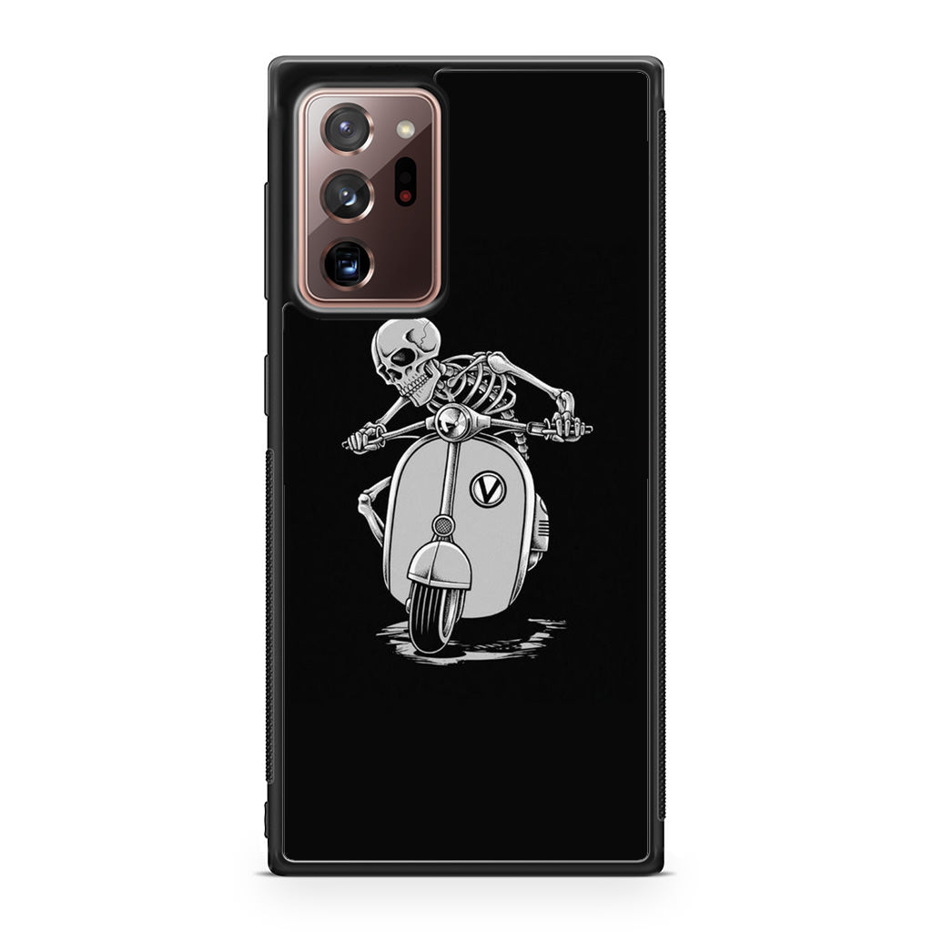 Skeleton Rides Scooter Galaxy Note 20 Ultra Case