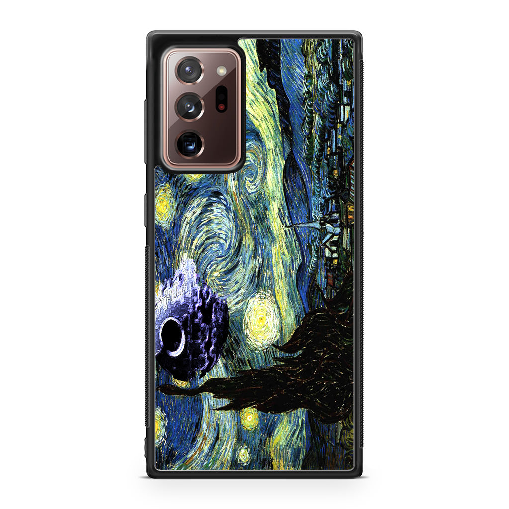 Skellington on a Starry Night Galaxy Note 20 Ultra Case