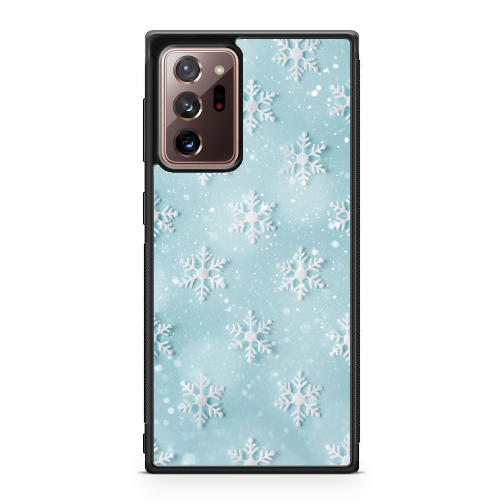 Snowflakes Pattern Galaxy Note 20 Ultra Case