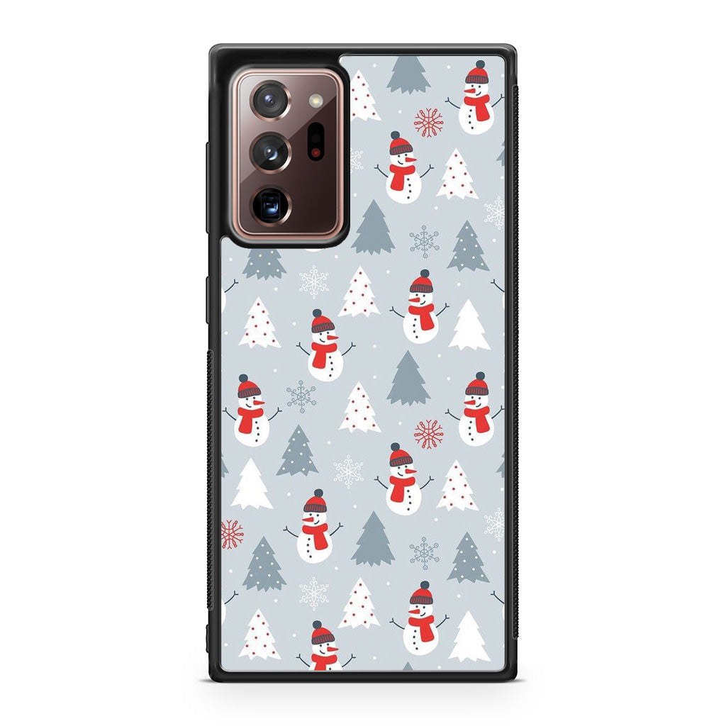 Snowmans Pattern Galaxy Note 20 Ultra Case