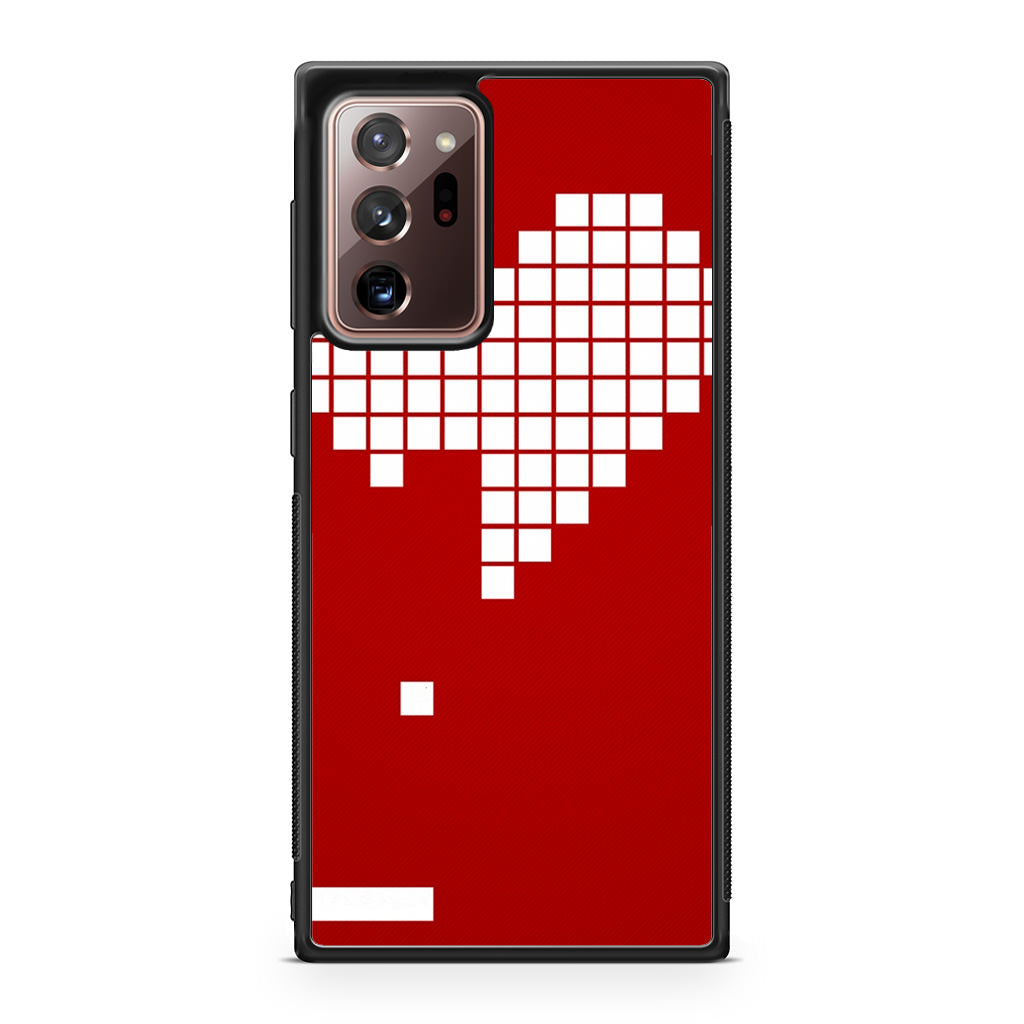 Tetris Heart Galaxy Note 20 Ultra Case