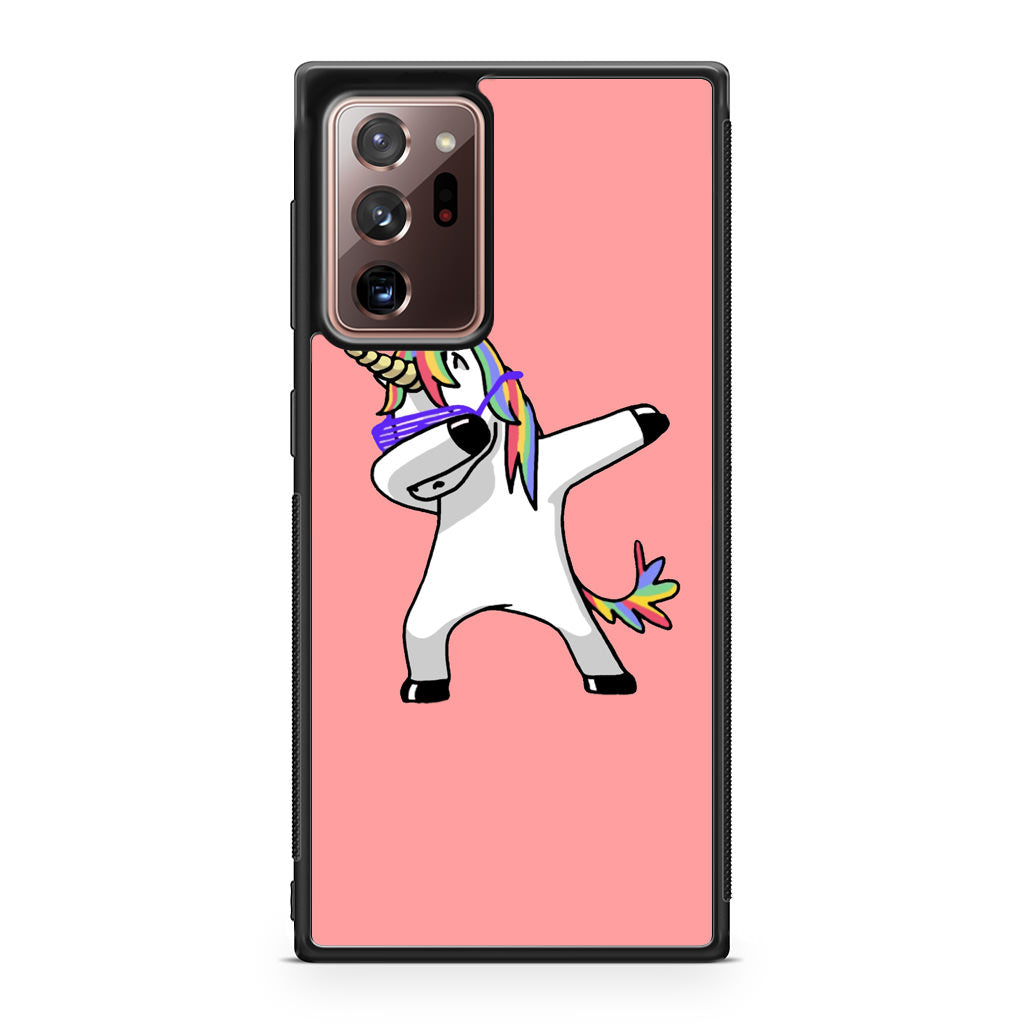 Unicorn Dabbing Pink Galaxy Note 20 Ultra Case