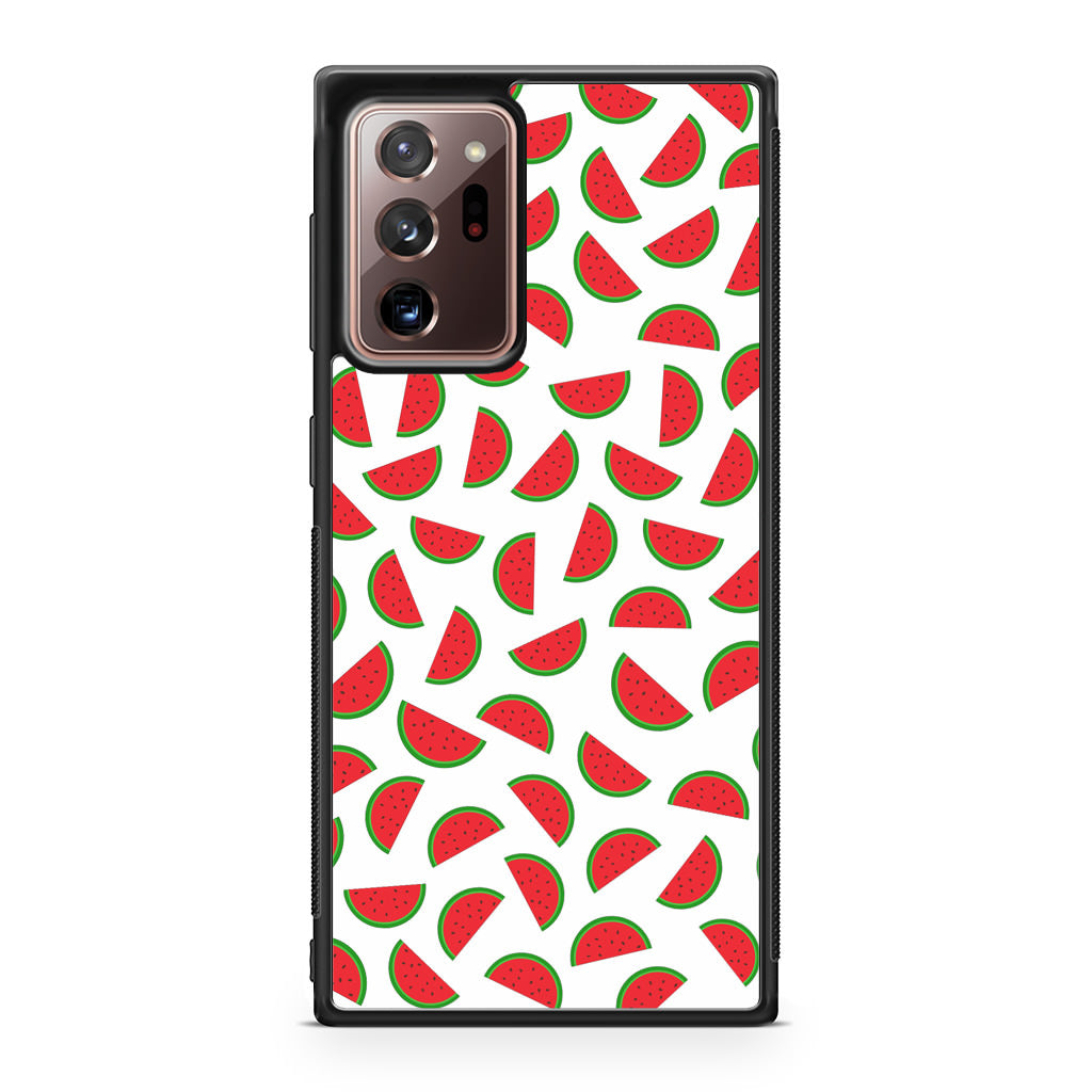 Watermelon Fruit Pattern White Galaxy Note 20 Ultra Case