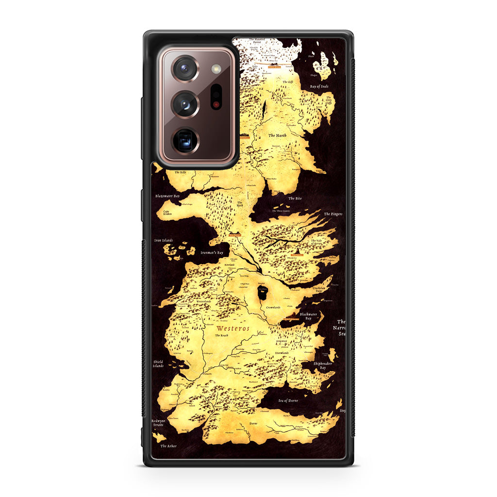 Westeros Map Galaxy Note 20 Ultra Case