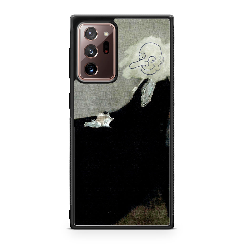 Whistler's Mother by Mr. Bean Galaxy Note 20 Ultra Case