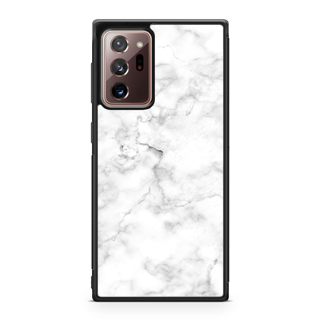 White Marble Galaxy Note 20 Ultra Case