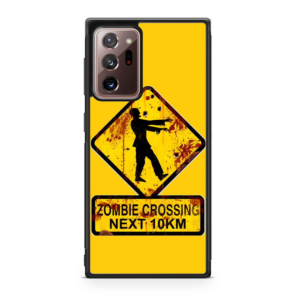 Zombie Crossing Sign Galaxy Note 20 Ultra Case