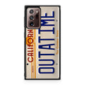 Back to the Future License Plate Outatime Galaxy Note 20 Ultra Case
