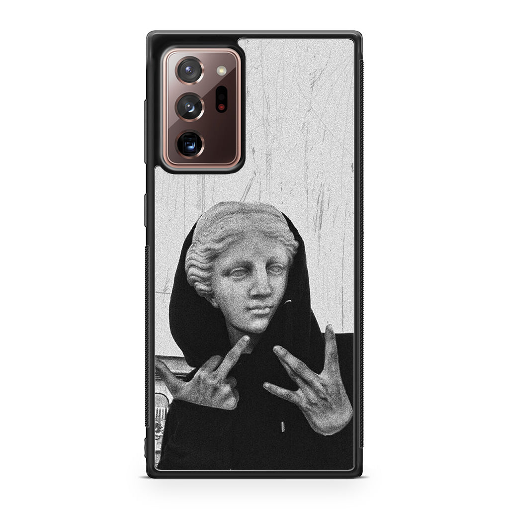 Greek Statue Wearing Hoodie Galaxy Note 20 Ultra Case