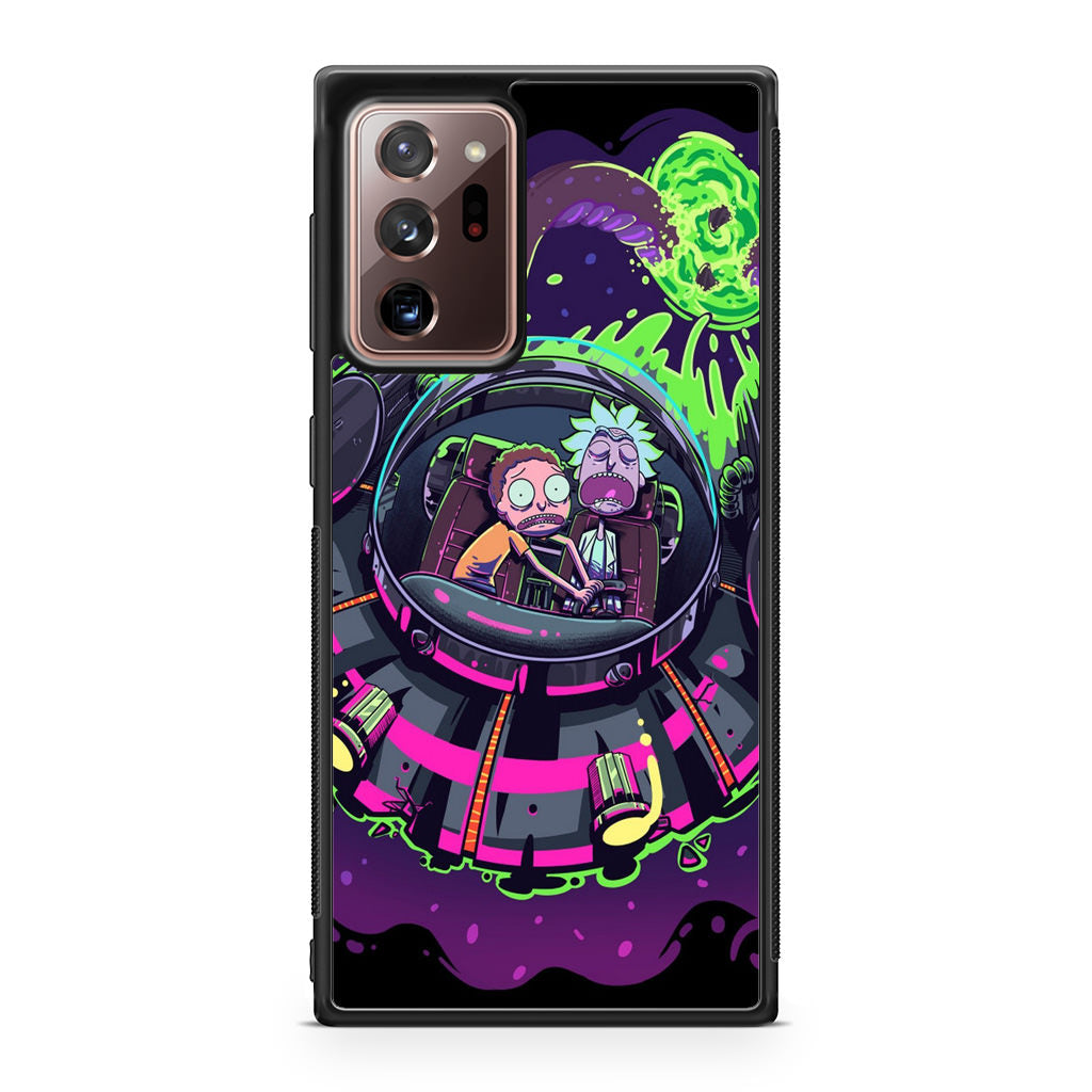 Rick And Morty Spaceship Galaxy Note 20 Ultra Case