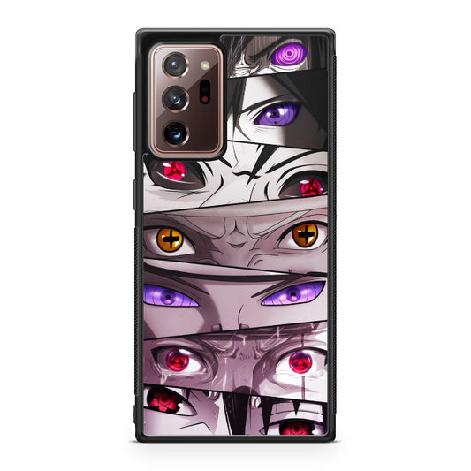 The Powerful Eyes on Naruto Galaxy Note 20 Ultra Case