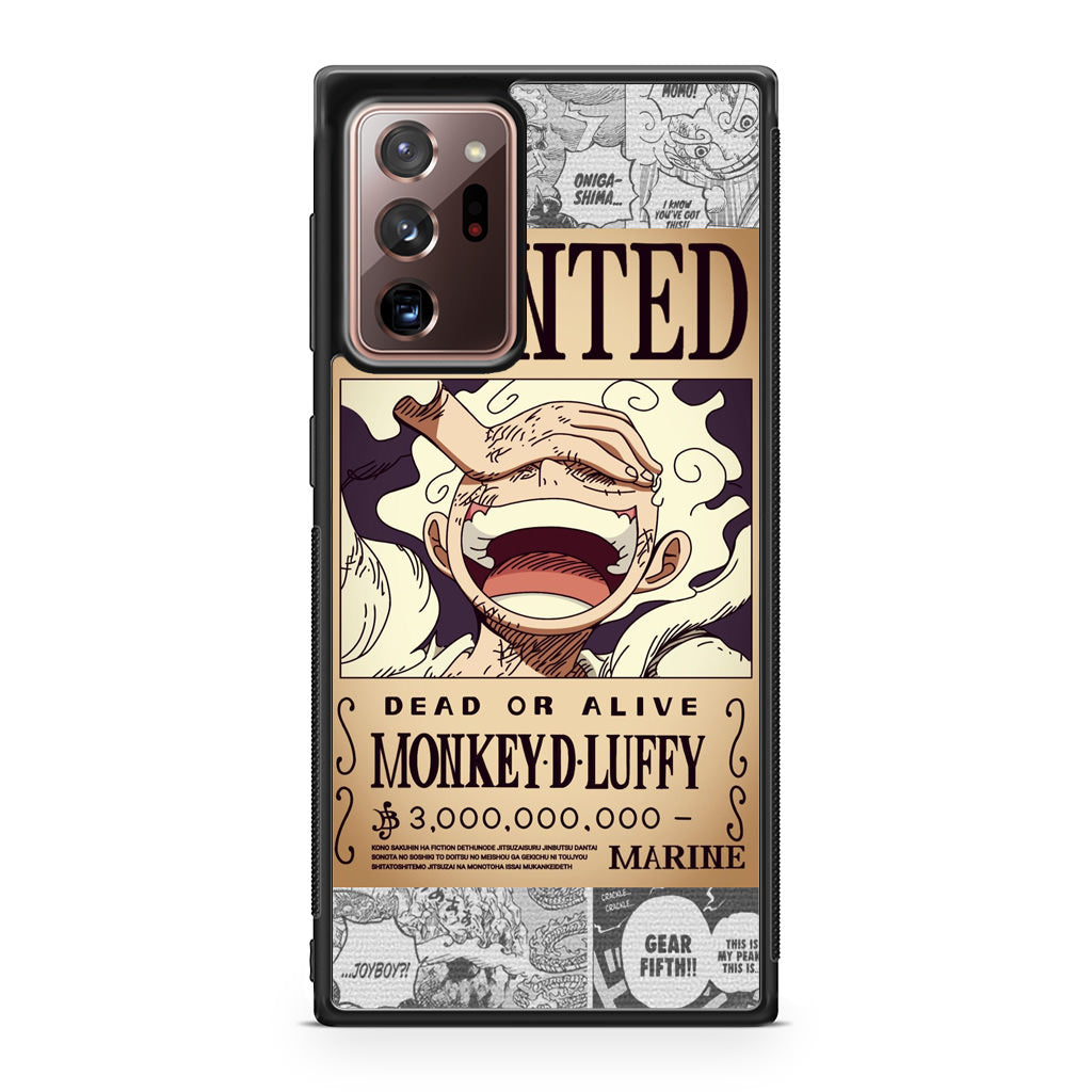 Gear 5 Wanted Poster Galaxy Note 20 Ultra Case