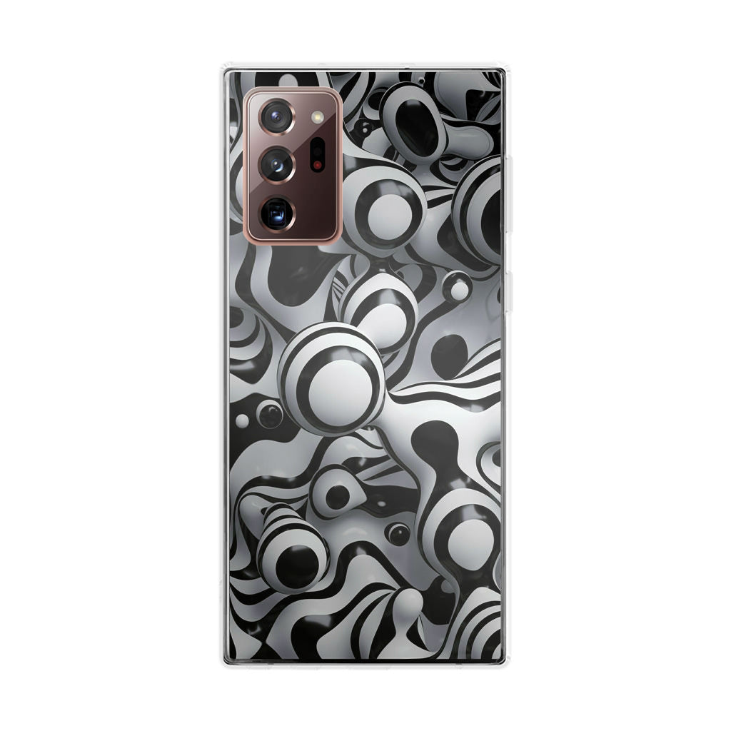 Abstract Art Black White Galaxy Note 20 Ultra Case
