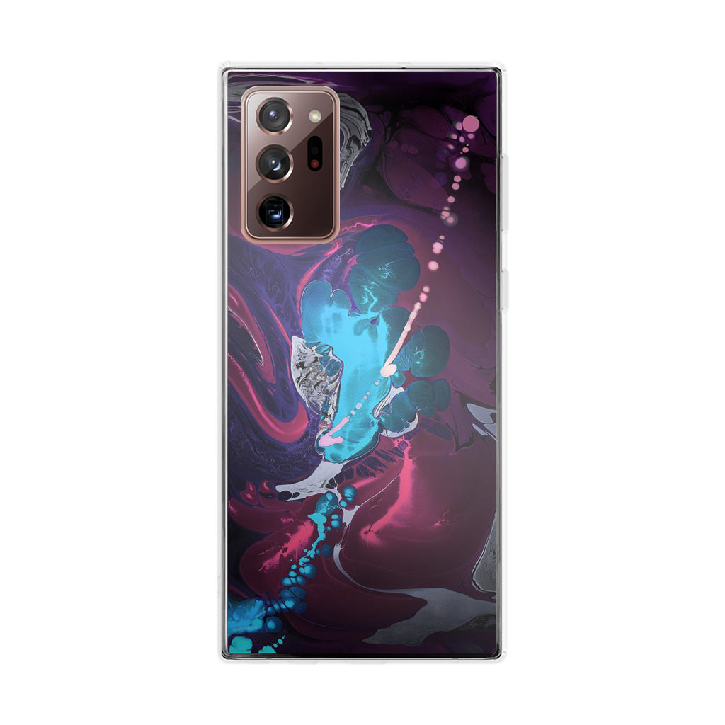 Abstract Purple Blue Art Galaxy Note 20 Ultra Case