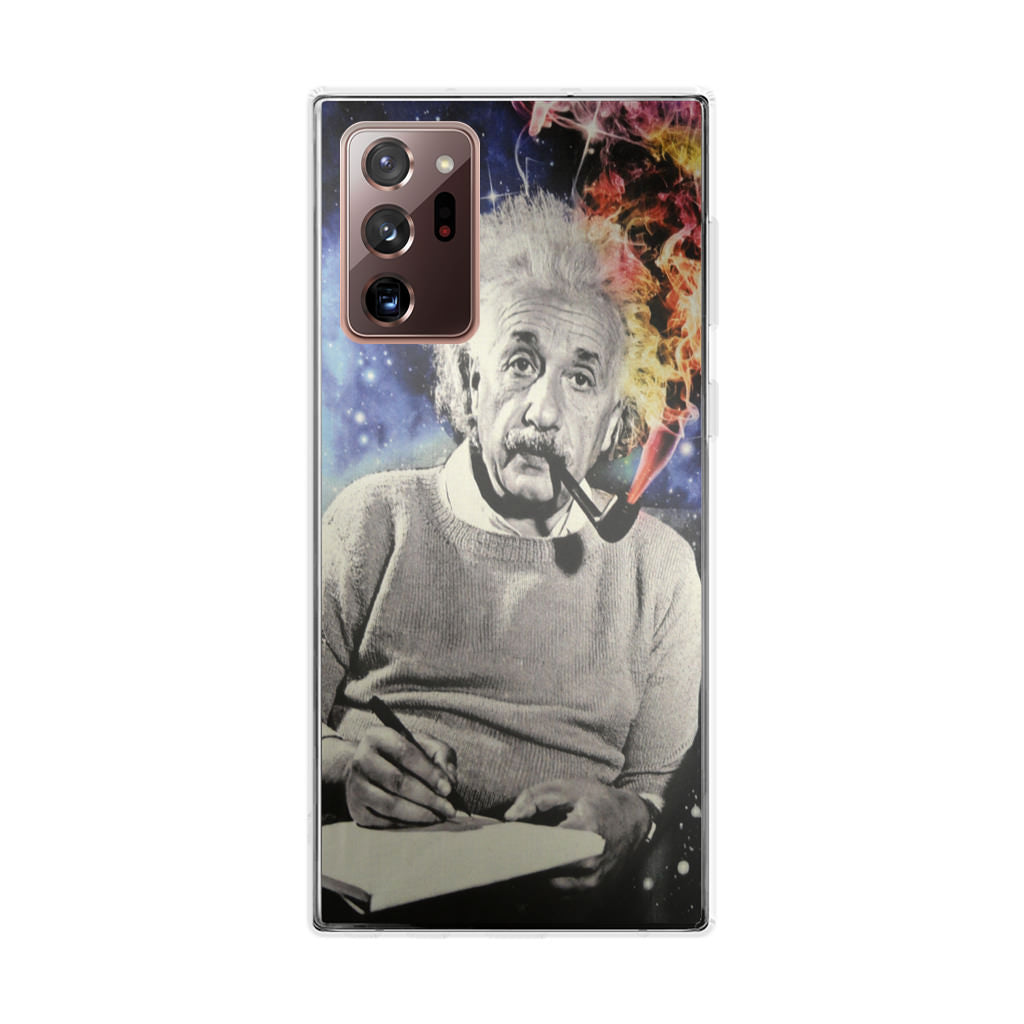 Albert Einstein Smoking Galaxy Note 20 Ultra Case