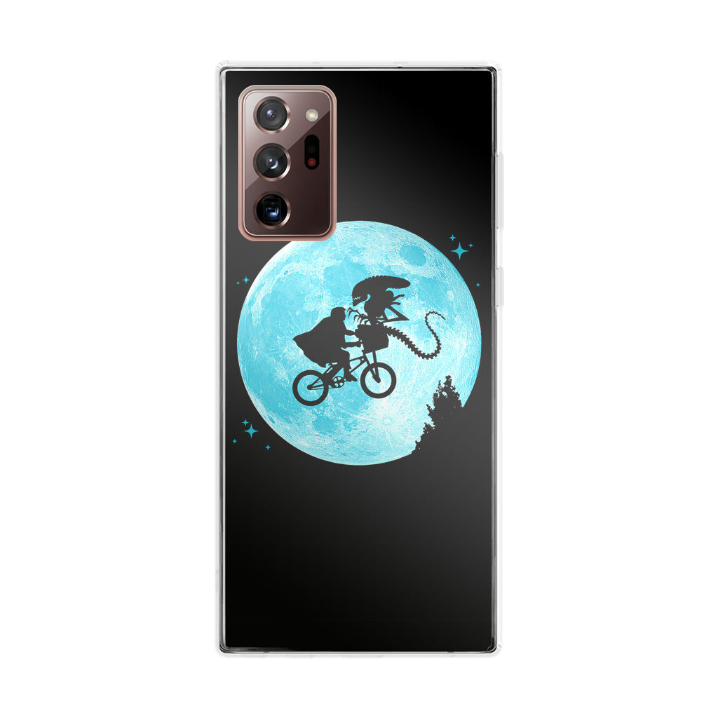 Alien Bike to the Moon Galaxy Note 20 Ultra Case