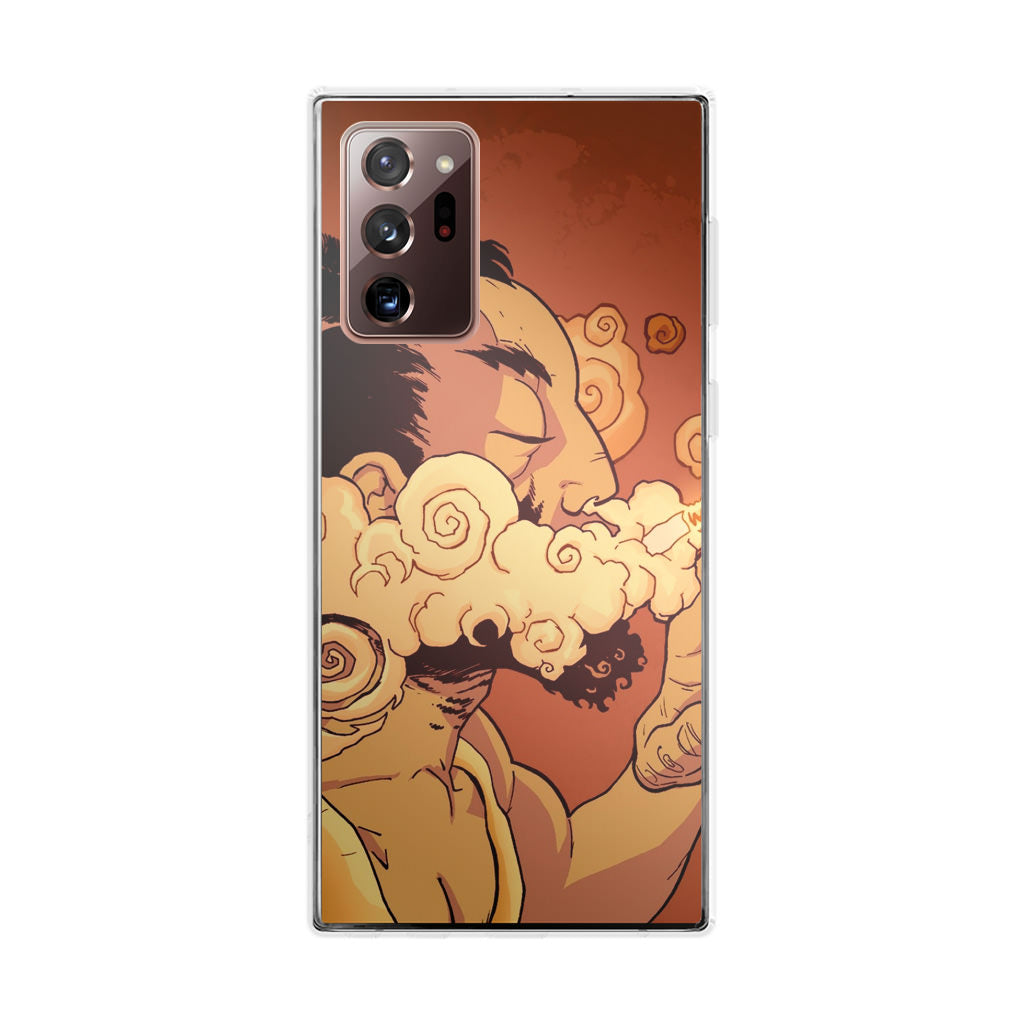 Artistic Psychedelic Smoke Galaxy Note 20 Ultra Case