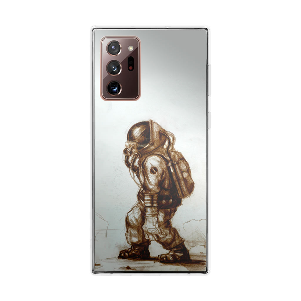 Astronaut Heavy Walk Galaxy Note 20 Ultra Case