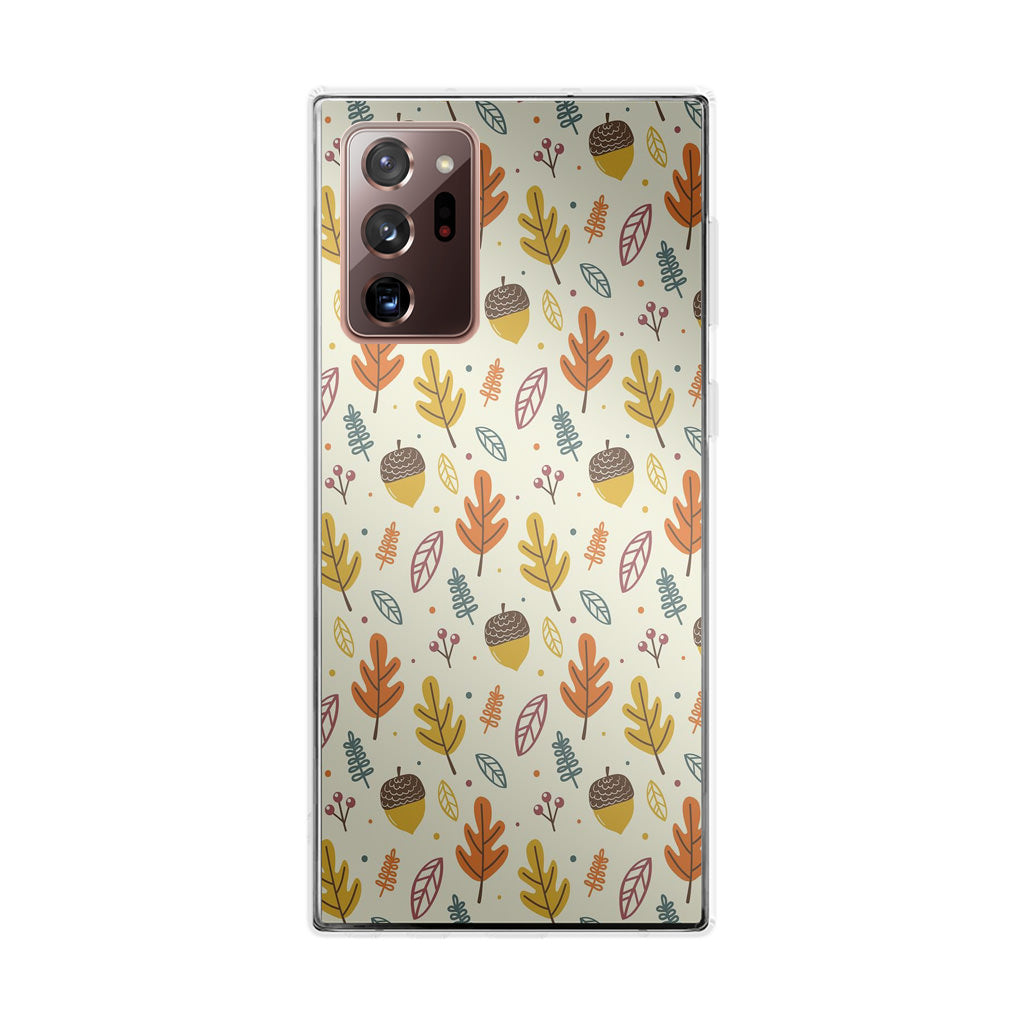 Autumn Things Pattern Galaxy Note 20 Ultra Case