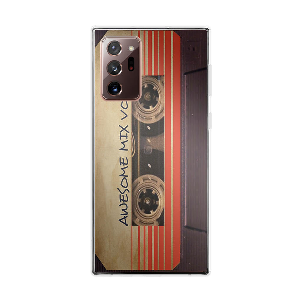 Awesome Mix Vol 1 Cassette Galaxy Note 20 Ultra Case