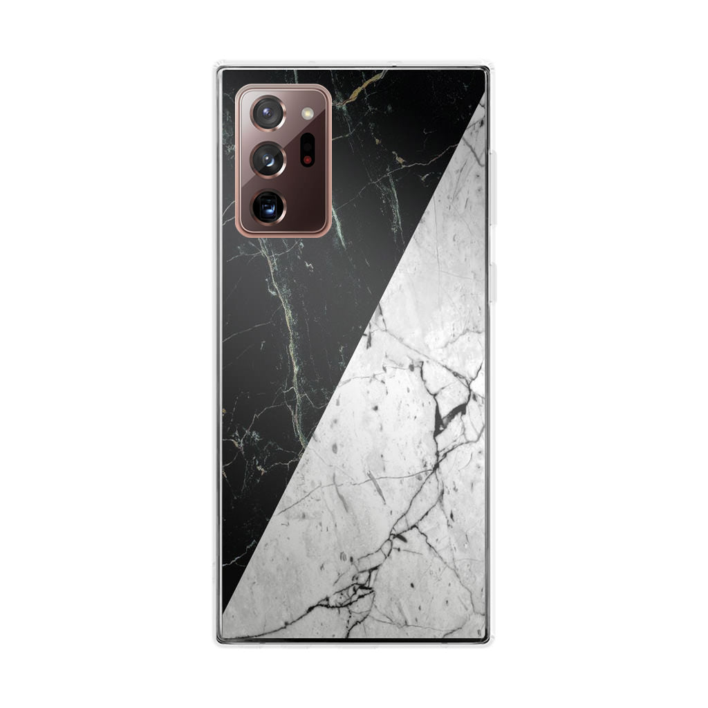 B&W Marble Galaxy Note 20 Ultra Case