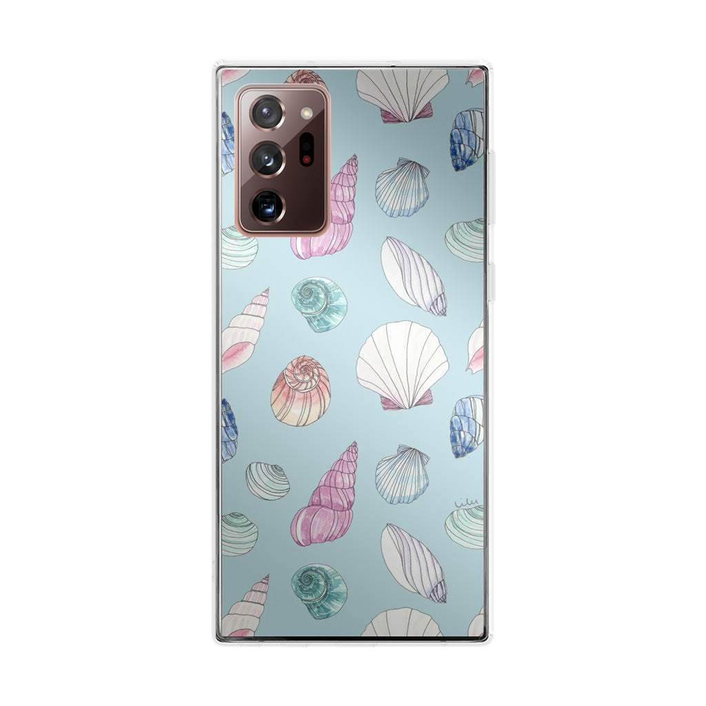 Beach Shells Pattern Galaxy Note 20 Ultra Case