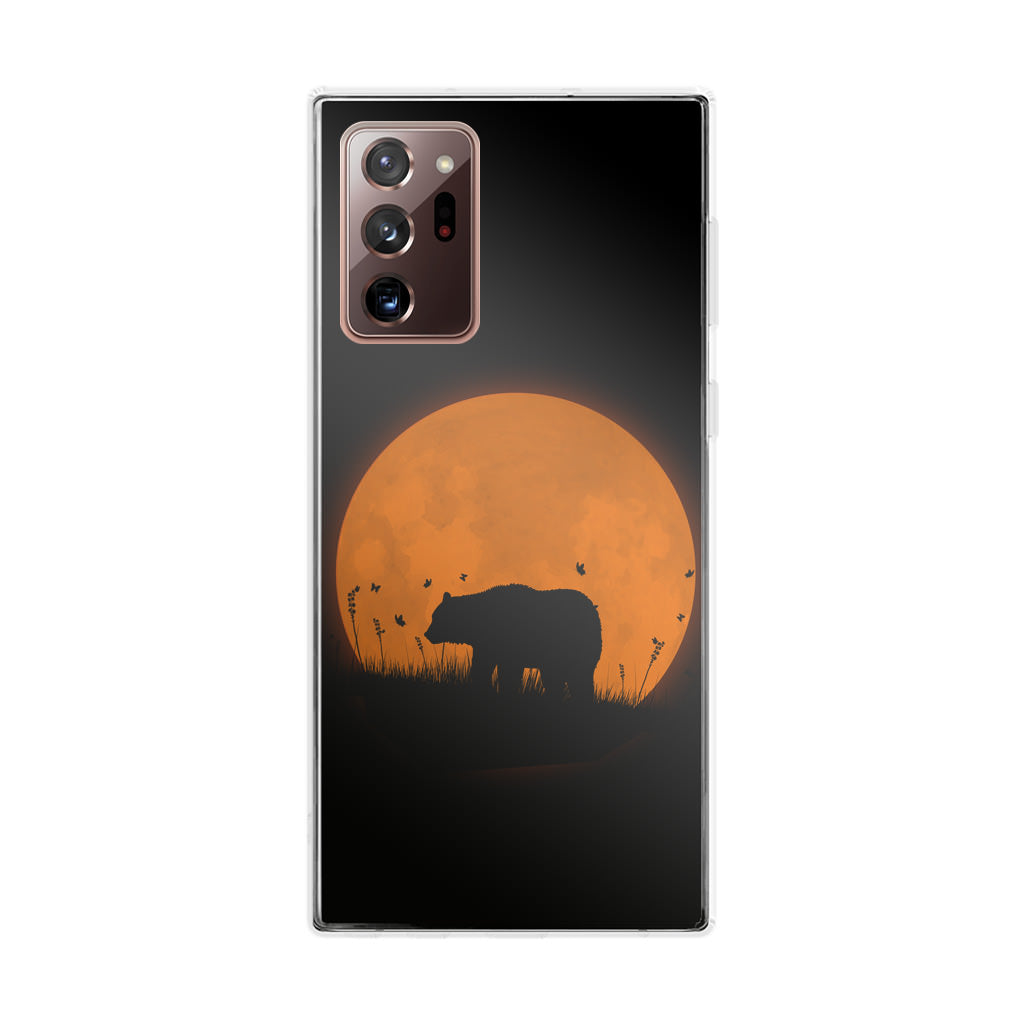 Bear Silhouette Galaxy Note 20 Ultra Case