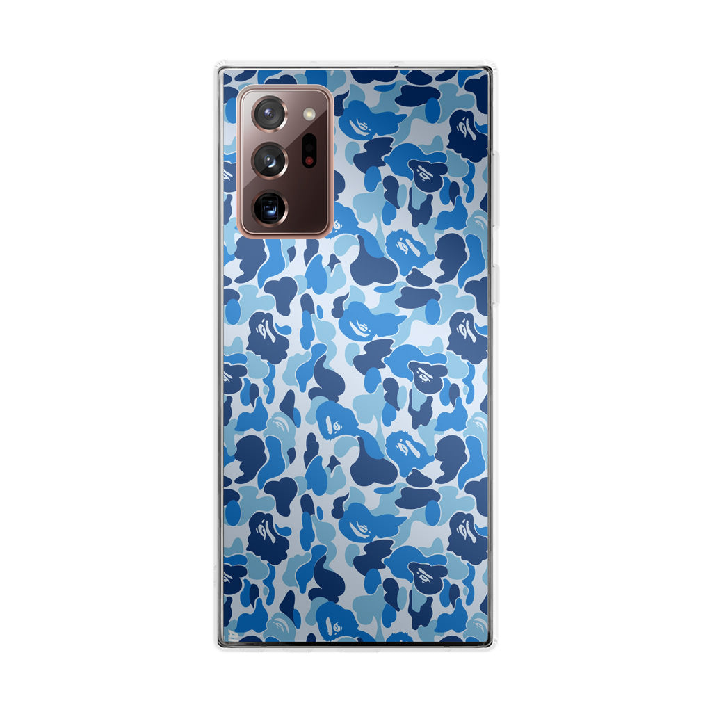 Blue Camo Galaxy Note 20 Ultra Case