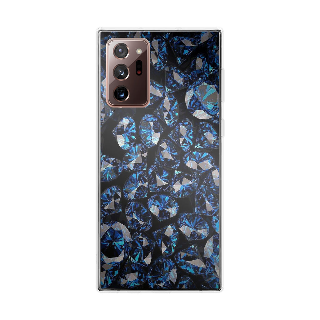 Blue Diamonds Pattern Galaxy Note 20 Ultra Case