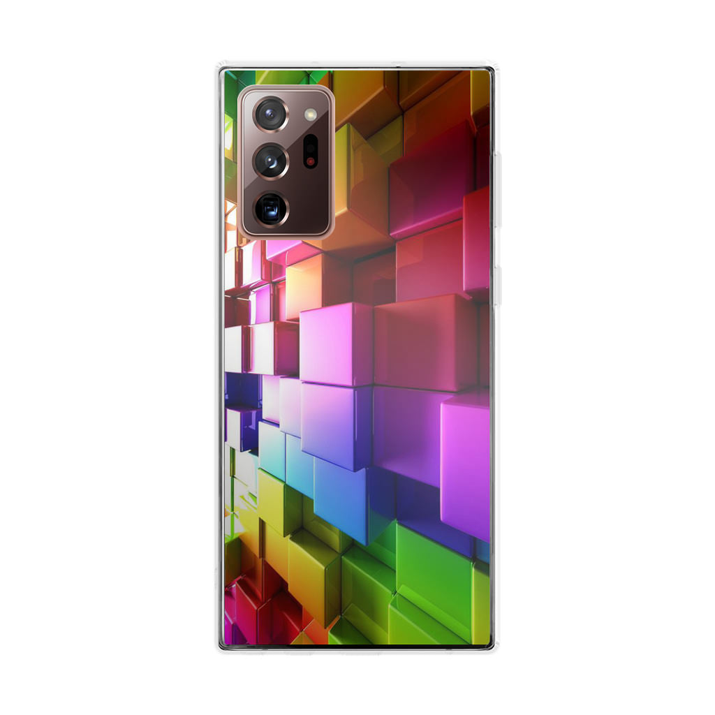 Colorful Cubes Galaxy Note 20 Ultra Case