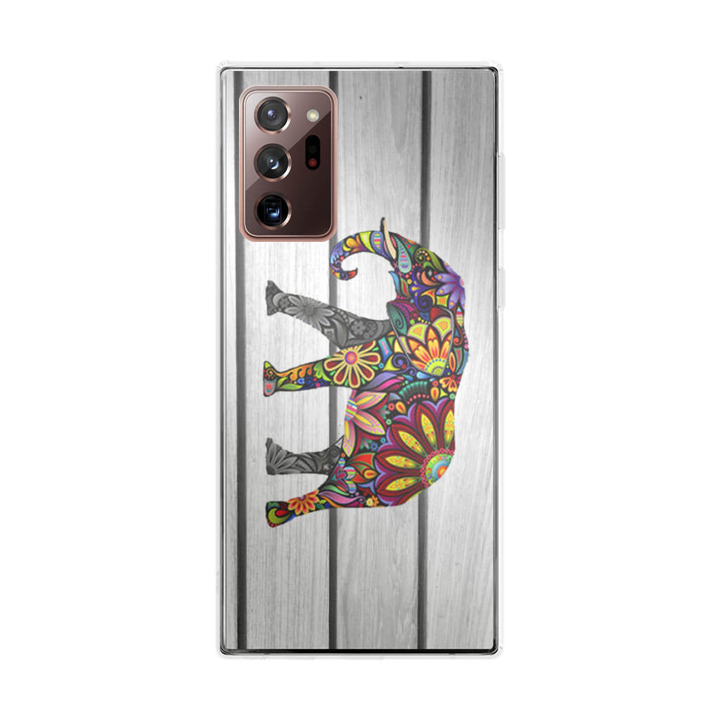 Colorful Elephant Flower Galaxy Note 20 Ultra Case