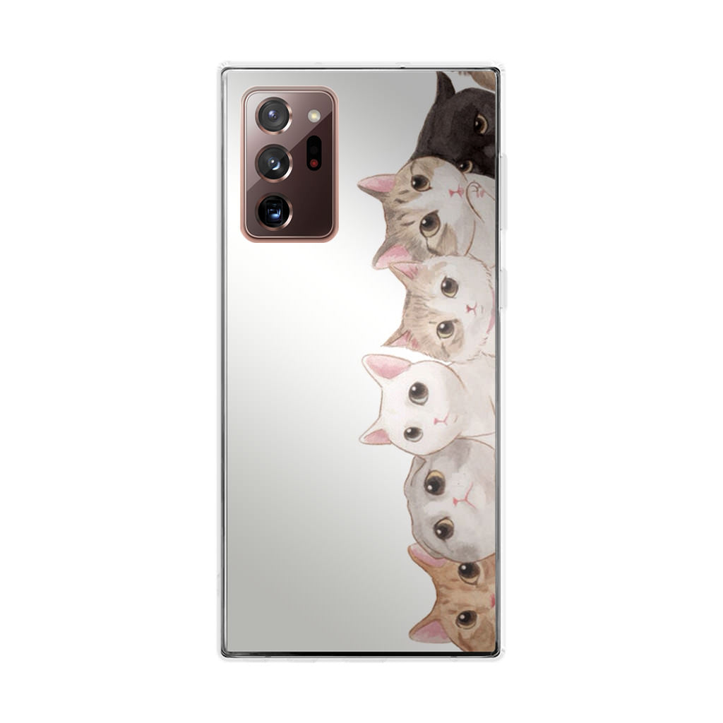 Cute Cats Vertical Galaxy Note 20 Ultra Case