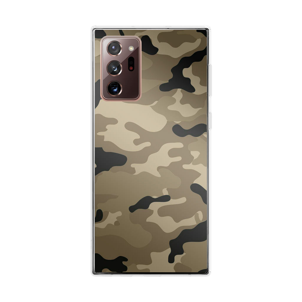 Desert Military Camo Galaxy Note 20 Ultra Case