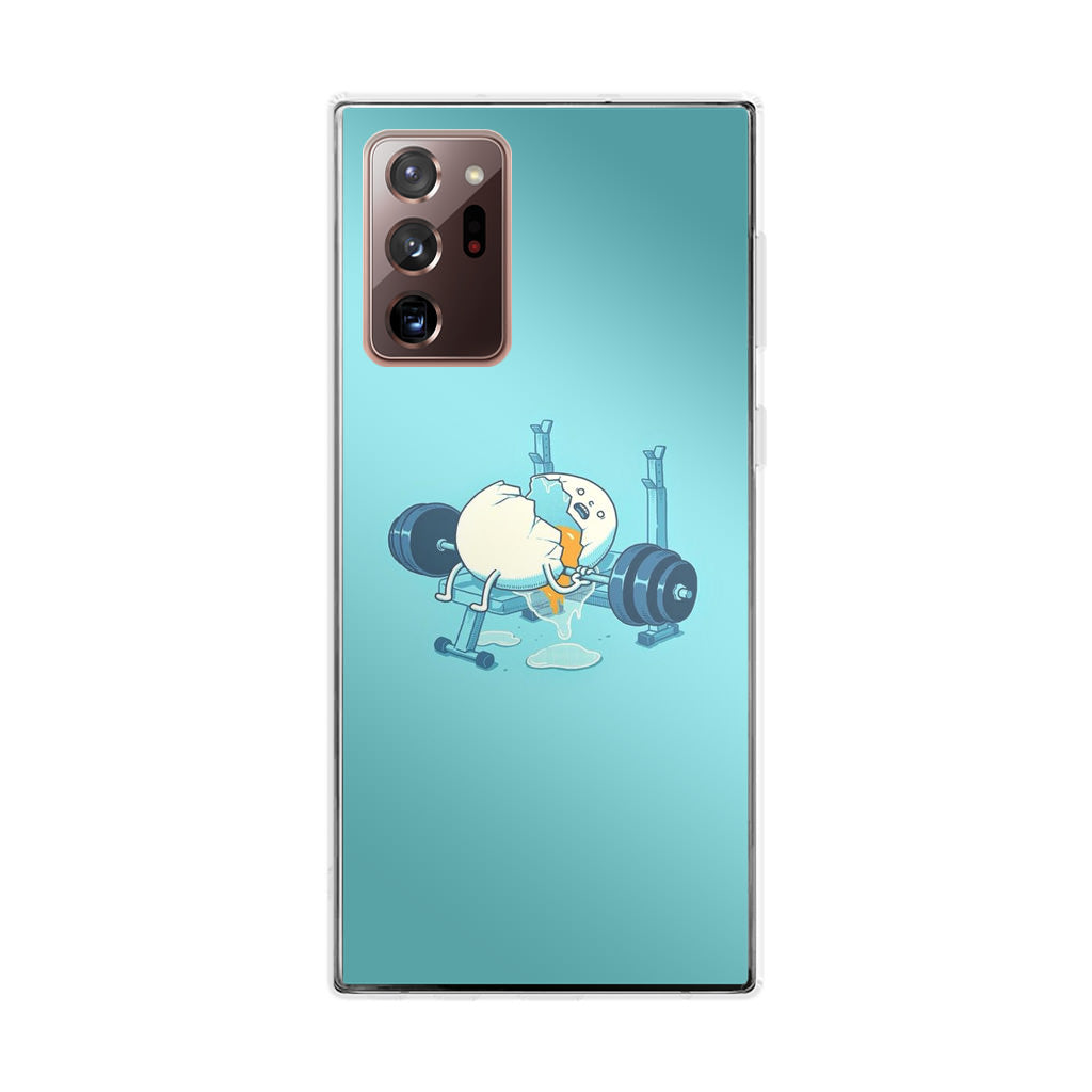 Egg Accident Workout Galaxy Note 20 Ultra Case