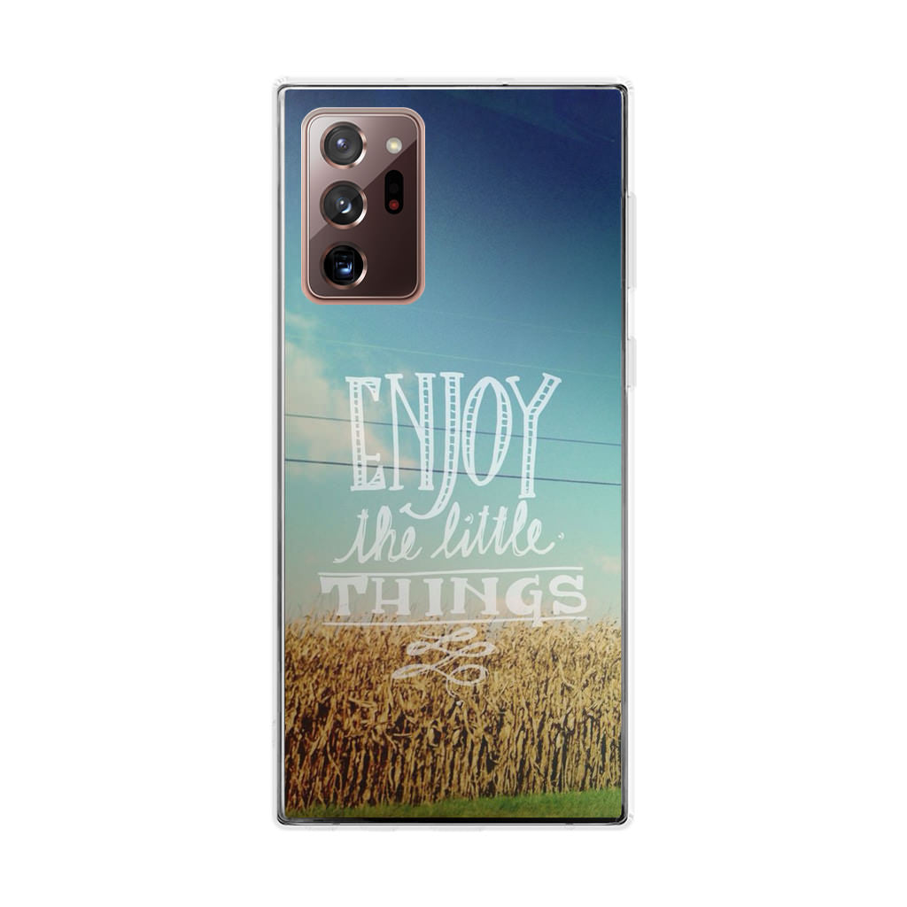 Enjoy The Little Things Galaxy Note 20 Ultra Case