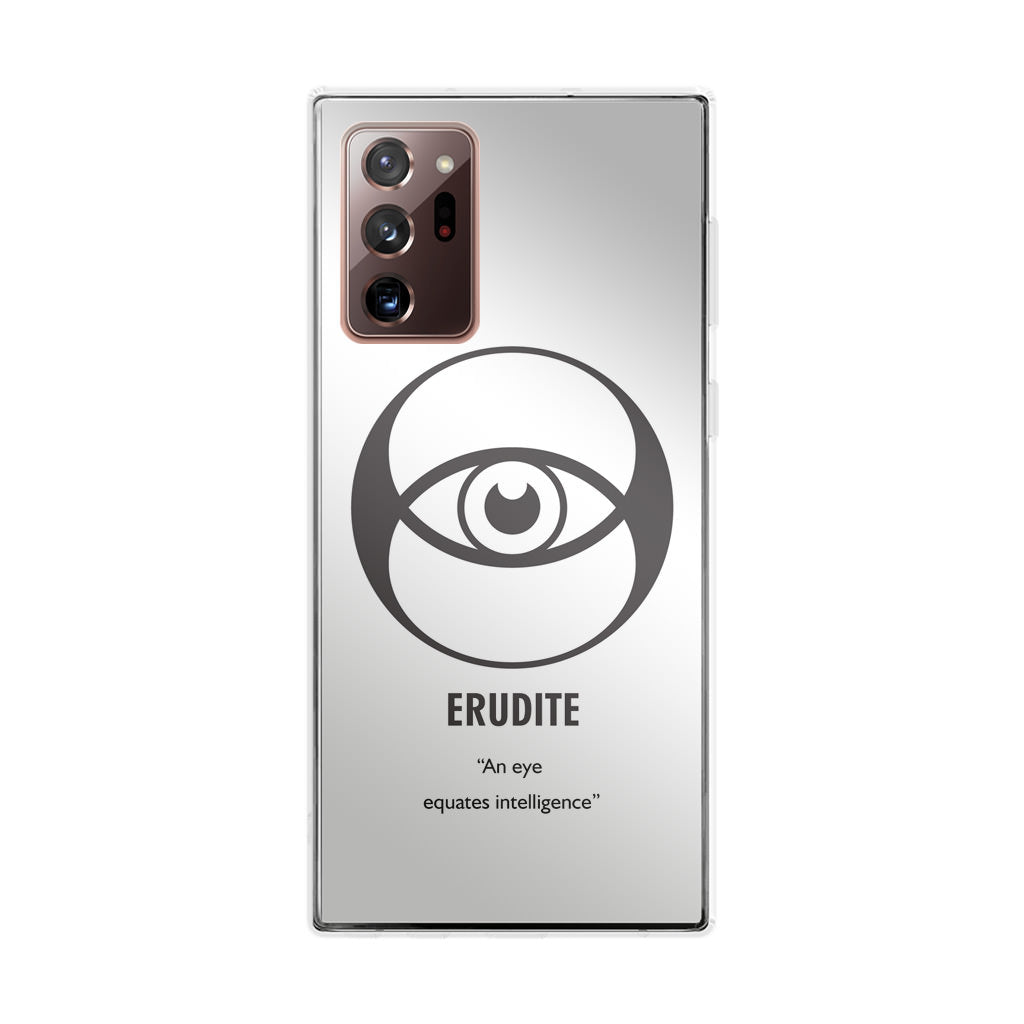 Erudite Divergent Faction Galaxy Note 20 Ultra Case