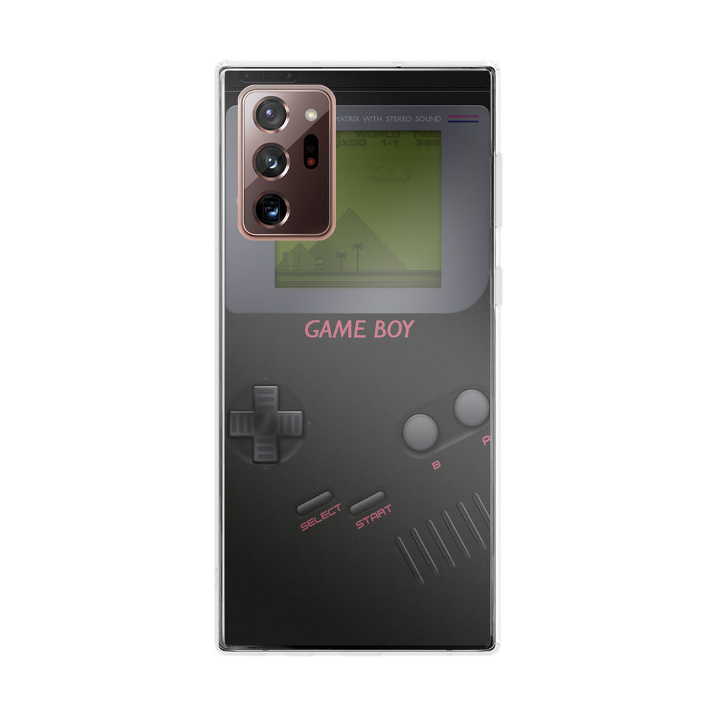 Game Boy Black Model Galaxy Note 20 Ultra Case