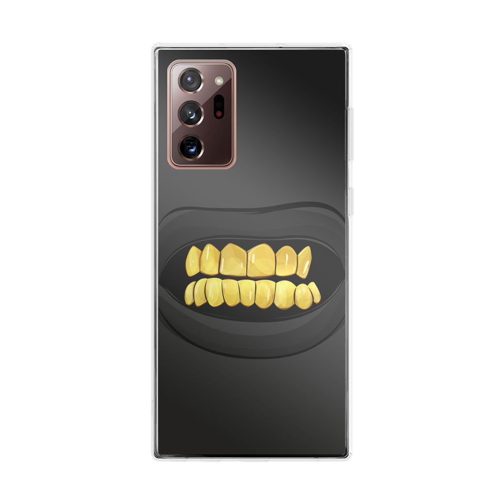 Gold Grillz Galaxy Note 20 Ultra Case