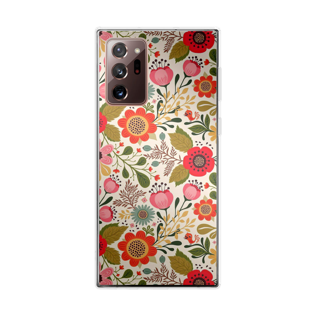 Hello Spring Pattern Galaxy Note 20 Ultra Case