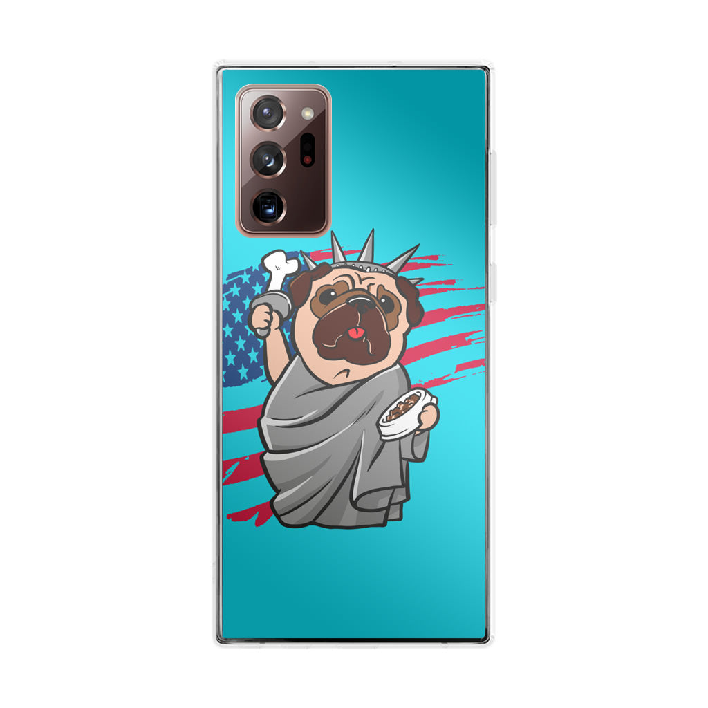 Independence Day Pug Galaxy Note 20 Ultra Case