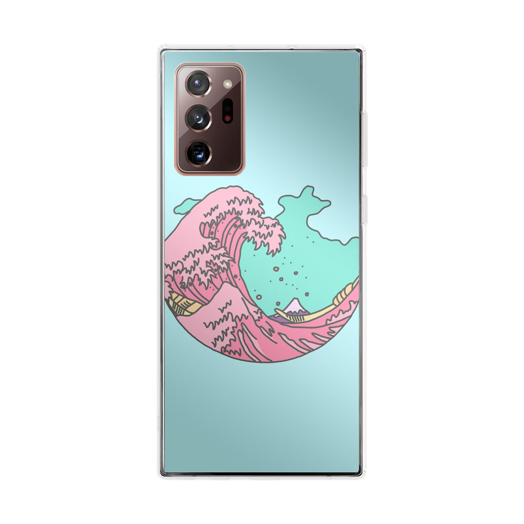 Japanese Pastel Wave Galaxy Note 20 Ultra Case