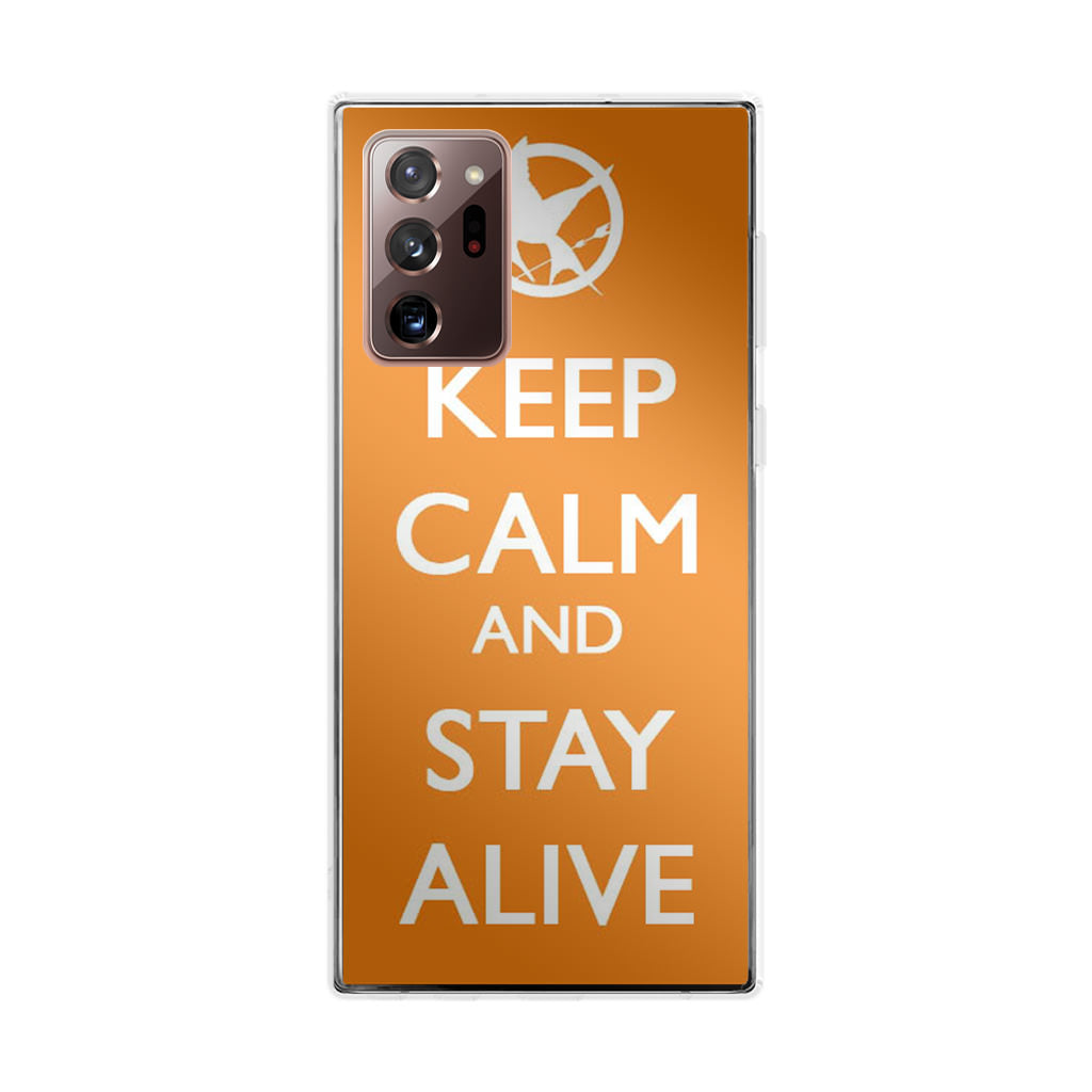 Keep Calm and Stay Alive Galaxy Note 20 Ultra Case