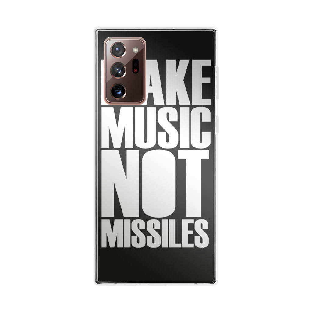 Make Music Not Missiles Galaxy Note 20 Ultra Case