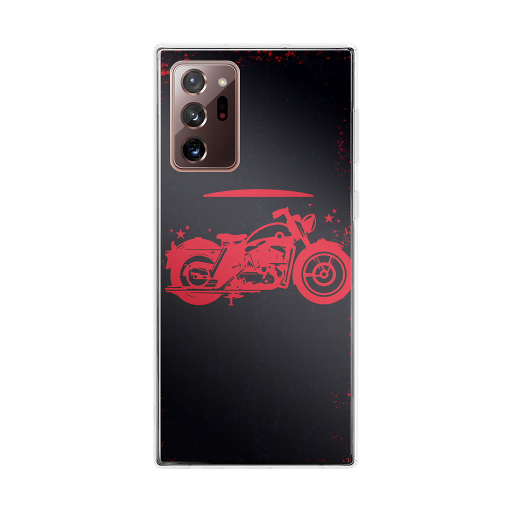 Motorcycle Red Art Galaxy Note 20 Ultra Case