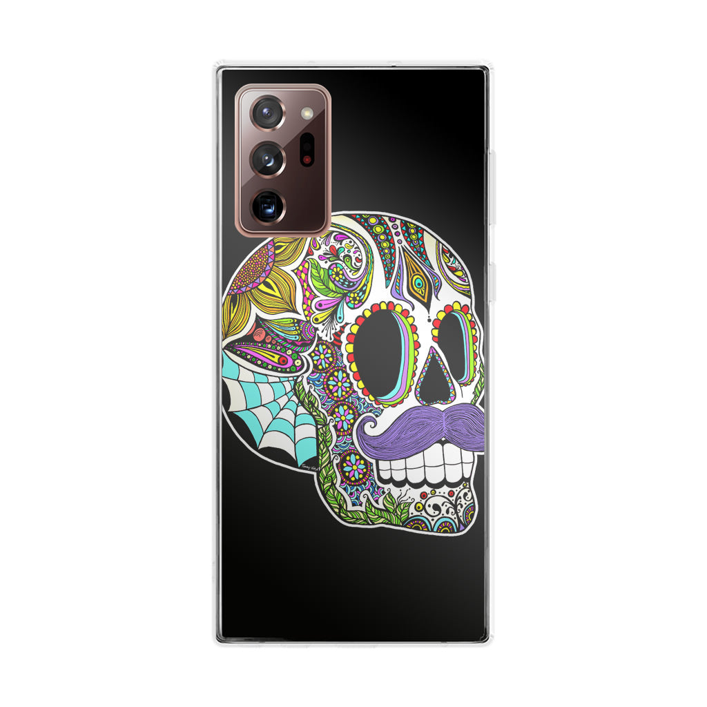 Mustache Sugar Skull Galaxy Note 20 Ultra Case