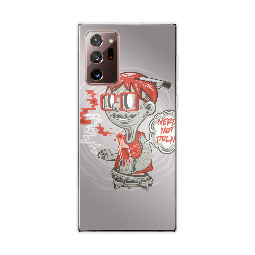 Nerd Not Drunk Zombie Galaxy Note 20 Ultra Case