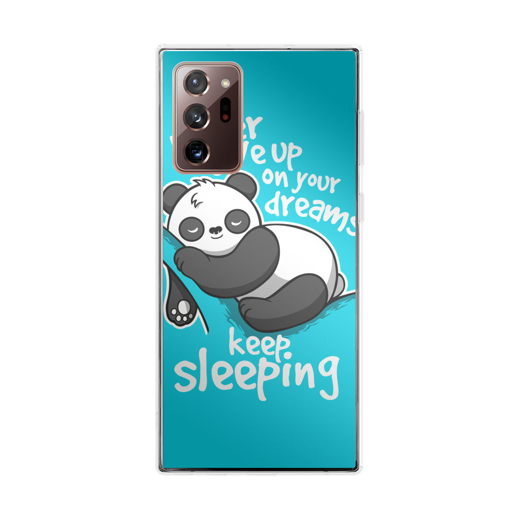 Panda Keep Sleeping Galaxy Note 20 Ultra Case